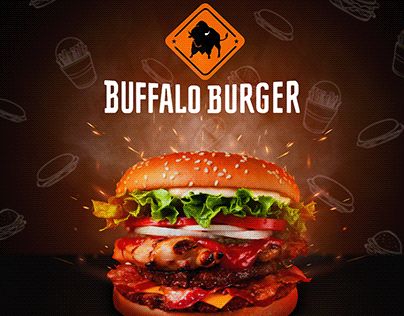Buffalo Burger - Charcoal Grilled Burger